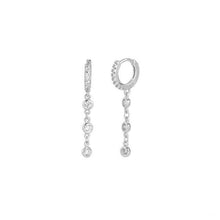 Load image into Gallery viewer, Earrings Hoop Chain Earrings with 925 Sterling Silver
