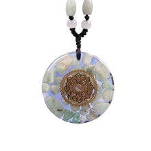 Load image into Gallery viewer, Necklaces Gold Amazonite Amulet Necklace
