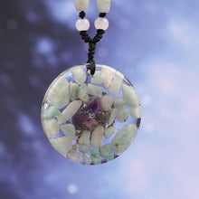 Load image into Gallery viewer, Necklaces Gold Amazonite Amulet Necklace

