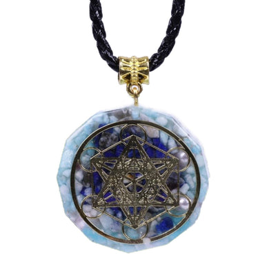 Necklaces Orgonite Wealth Pendant Energy Amazonite Necklace