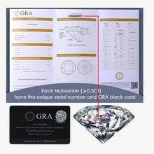Load image into Gallery viewer, Rings 1CT VVS1 Moissanite Round Halo Diamond Ring
