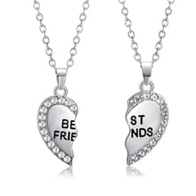 Load image into Gallery viewer, Necklaces Best Friends Heart Pendant Necklace
