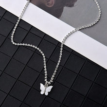 Load image into Gallery viewer, Necklaces Dazzling Acrylic Butterfly Choker Necklace
