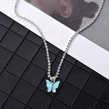 Load image into Gallery viewer, Necklaces Dazzling Acrylic Butterfly Choker Necklace
