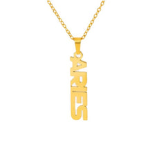Load image into Gallery viewer, Necklaces Zodiac Letter Pendant Necklace
