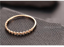 Load image into Gallery viewer, Rings 18K Pure Solid Rose Gold Ring
