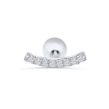 Load image into Gallery viewer, Earrings Geometric Crystal Zirconia Stud Earrings with 925 Sterling Silver
