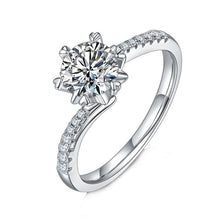 Load image into Gallery viewer, Rings 1CT VVS1 Moissanite Wedding Ring

