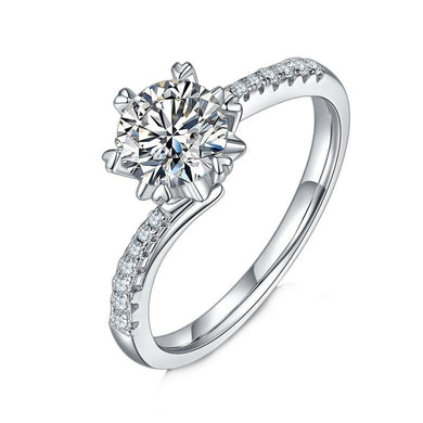 Rings 1CT VVS1 Moissanite Wedding Ring