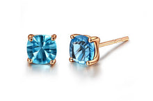 Load image into Gallery viewer, Earrings 18K Solid Gold Natural Topaz Earrings
