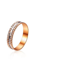Load image into Gallery viewer, Rings 18K Solid Gold Duo Band Ring
