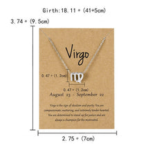 Load image into Gallery viewer, Necklaces Zodiac Sign Pendant Necklace
