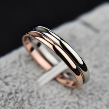 Load image into Gallery viewer, Rings Smooth Simple Titanium Steel Unisex Band Ring
