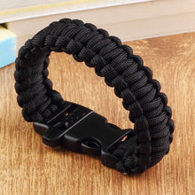 Load image into Gallery viewer, Bracelets Paracord Parachute Cord Bracelet with Whistle Buckle
