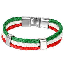 Load image into Gallery viewer, Bracelets Mexico Flag Braided Bracelet
