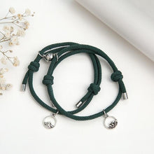 Load image into Gallery viewer, Friendship Rope Braided Distance Magnetic Bracelets
