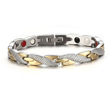 Load image into Gallery viewer, Bracelets Unisex Stainless Steel Magnetic Therapy Bracelet for Arthritis and Carpal Tunnel
