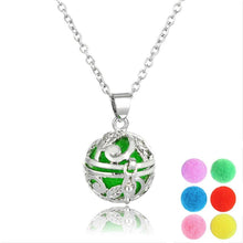 Load image into Gallery viewer, Necklaces Essential Oil Diffuser Necklace With Ball Inserts

