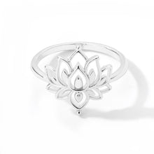 Load image into Gallery viewer, Rings Vintage Unisex Lotus Flower Ring
