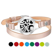 Load image into Gallery viewer, Bracelets Stainless Steel Essential Oil Diffuser Aromatherapy Wrap Bracelet
