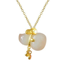 Load image into Gallery viewer, Necklaces Retro Hetian Jade Gourd Amulet Necklace
