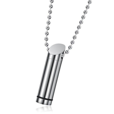 Necklaces Stainless Steel Cylindrical Essential Oil Aromatherapy Necklace