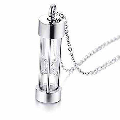 Necklaces Clear Cylinder Aromatherapy Necklace