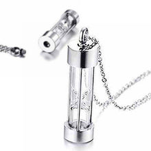 Load image into Gallery viewer, Necklaces Clear Cylinder Aromatherapy Necklace
