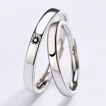 Load image into Gallery viewer, Rings Sun Moon Adjustable Couple Rings
