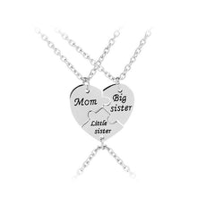 Load image into Gallery viewer, Necklaces 3pcs Mom Sister Puzzle Pendant Necklace
