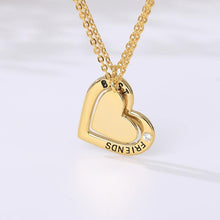 Load image into Gallery viewer, Necklaces 2 Pcs Heart Pendant Necklace
