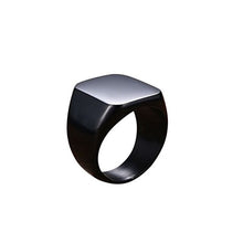 Load image into Gallery viewer, Rings Titanium Steel Signet Rings
