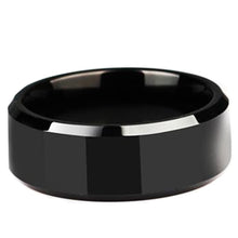 Load image into Gallery viewer, Rings High Quality Titanium Stainless Steel Rings Black Simple
