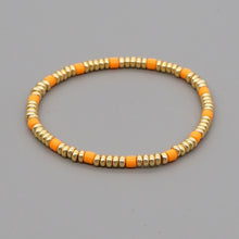 Load image into Gallery viewer, Bracelets Gold Color Beaded Bracelet Boho Beads Stack
