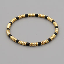 Load image into Gallery viewer, Bracelets Gold Color Beaded Bracelet Boho Beads Stack
