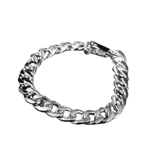 Load image into Gallery viewer, Bracelets Sterling Silver Thick Cuban Chain Bracelet
