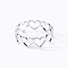 Load image into Gallery viewer, Rings Stainless Steel Hollow Heart Band
