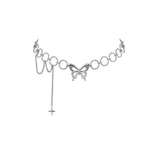 Load image into Gallery viewer, Necklaces Punk Style Butterfly Choker Necklace
