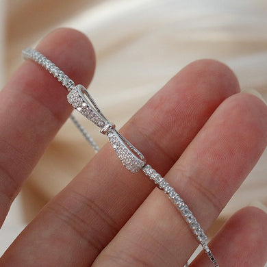 Bracelets Sterling Silver Bowknot Bracelet
