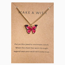 Load image into Gallery viewer, Necklaces Neck Chain Butterfly Colorful
