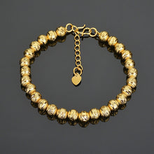Load image into Gallery viewer, Bracelets Stainless Steel Gold Color Lucky Bead Bracelets
