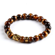Load image into Gallery viewer, Bracelets Tibetan Gold Buddha Natural Stone Bracelets
