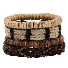 Load image into Gallery viewer, Bracelets Vintage Leather Boho Stack Bracelet [8 Variations]
