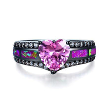 Load image into Gallery viewer, Rings Pink Slocum Stone Opal Engagement Ring

