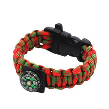 Load image into Gallery viewer, Bracelets Multi-Function Emergency Survival Unisex Bracelet with Compass
