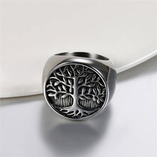 Load image into Gallery viewer, Rings Tree Of Life Stainless Steel Signet Ring
