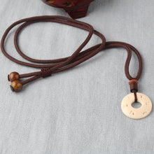 Load image into Gallery viewer, Necklaces Charming Tagua Nut Pendant Necklace
