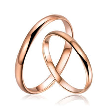 Load image into Gallery viewer, Rings 18K Rose Gold &amp; White Gold Band Ring
