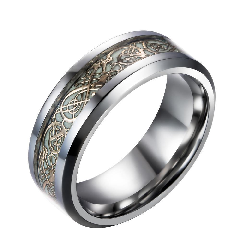 Luminous dragon ring sales