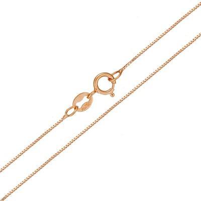 Necklaces 18K Pure Tri-Gold Thin Chain Necklace